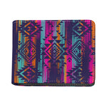 Native Tribal Aztec Pattern Print Bifold Wallet