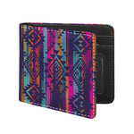 Native Tribal Aztec Pattern Print Bifold Wallet
