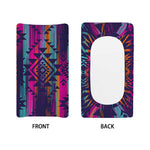 Native Tribal Aztec Pattern Print Changing Pad Cover