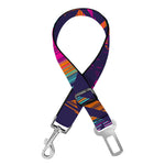Native Tribal Aztec Pattern Print Dog Seat Belt