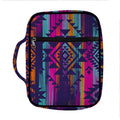 Native Tribal Aztec Pattern Print Front Pocket Bible Bag