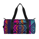 Native Tribal Aztec Pattern Print Gym Bag