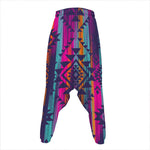 Native Tribal Aztec Pattern Print Hammer Pants