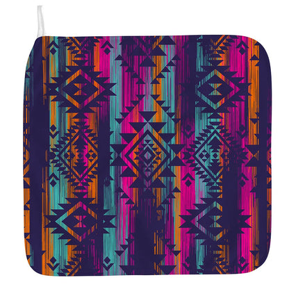 Native Tribal Aztec Pattern Print Hand Towel