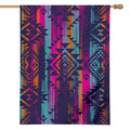 Native Tribal Aztec Pattern Print House Flag