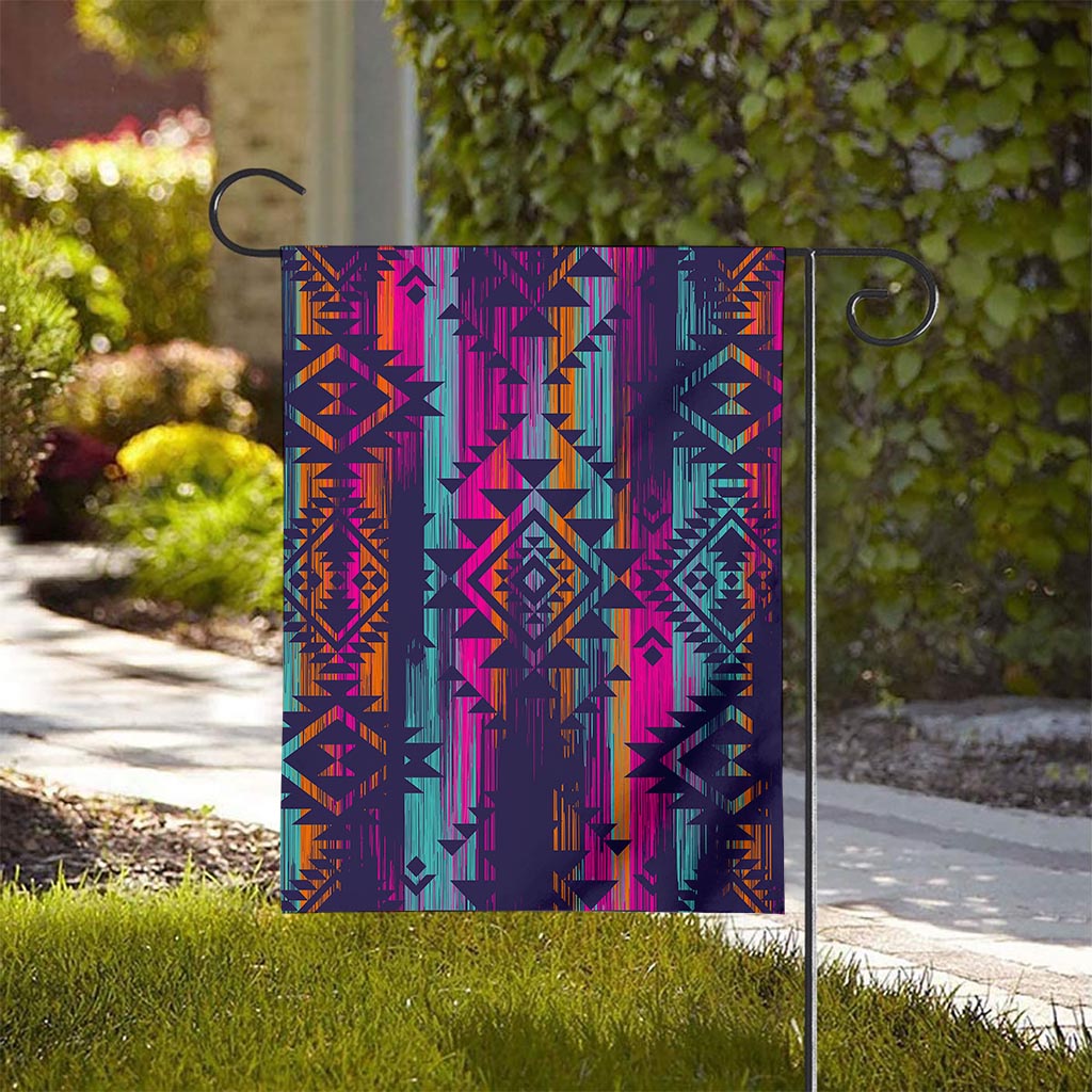 Native Tribal Aztec Pattern Print House Flag