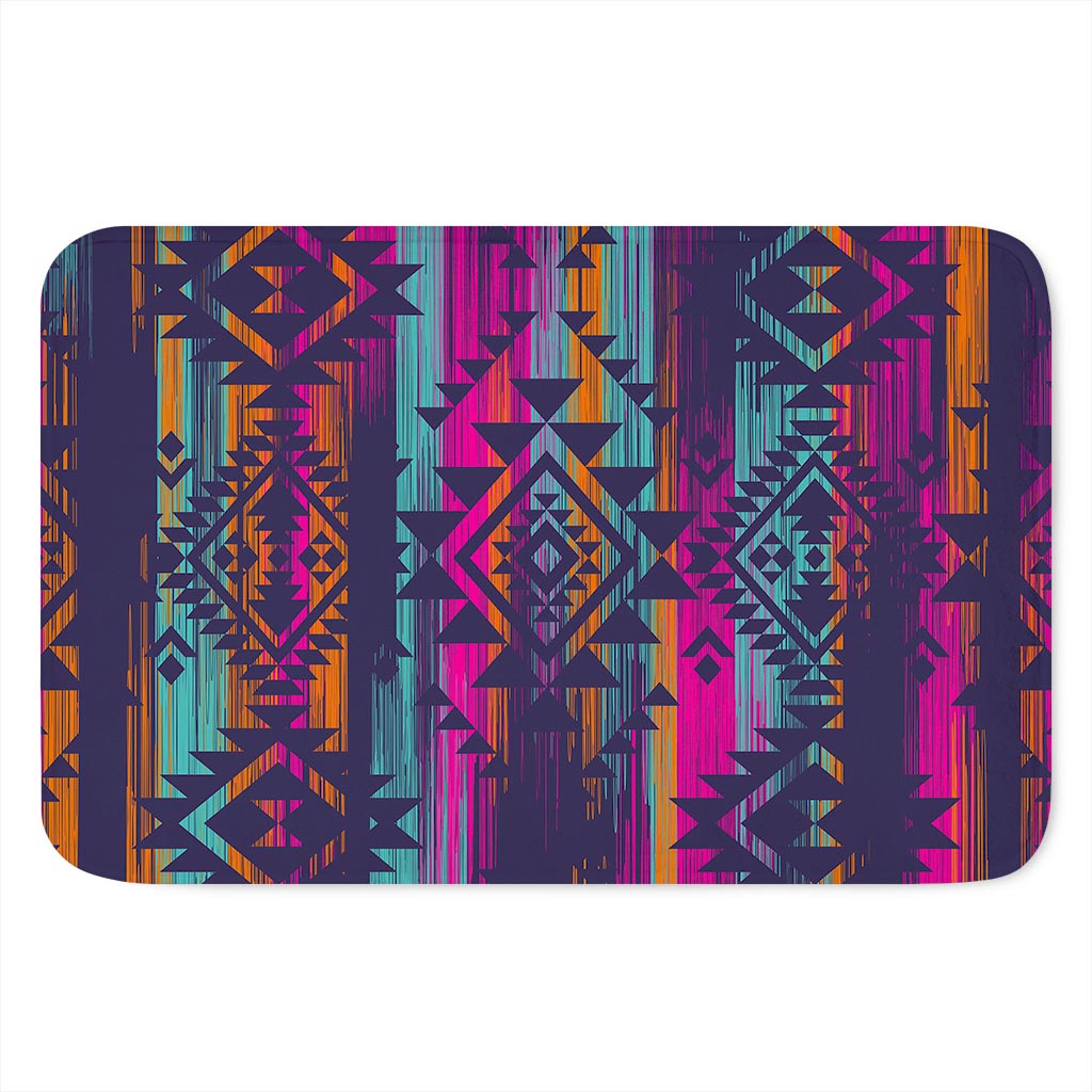Native Tribal Aztec Pattern Print Indoor Door Mat
