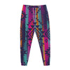 Native Tribal Aztec Pattern Print Jogger Pants