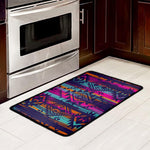 Native Tribal Aztec Pattern Print Kitchen Mat