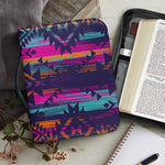 Native Tribal Aztec Pattern Print Leather Bible Cover