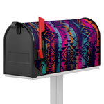 Native Tribal Aztec Pattern Print Mailbox Cover