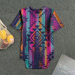 Native Tribal Aztec Pattern Print Men's Bodysuit