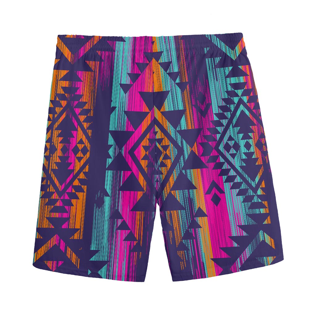 Native Tribal Aztec Pattern Print Men's Sports Shorts