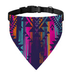 Native Tribal Aztec Pattern Print Over The Collar Dog Bandana