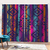 Native Tribal Aztec Pattern Print Pencil Pleat Curtains