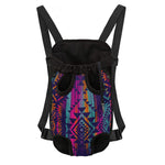 Native Tribal Aztec Pattern Print Pet Carrier Backpack