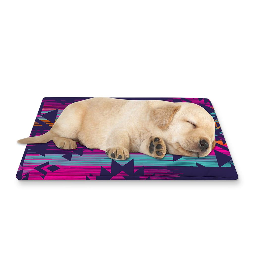 Native Tribal Aztec Pattern Print Pet Cooling Mat Cover