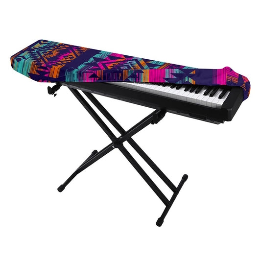 Native Tribal Aztec Pattern Print Piano Keyboard Cover