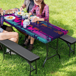 Native Tribal Aztec Pattern Print Picnic Table Cover