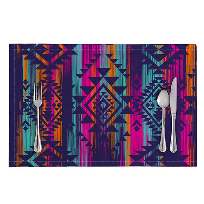Native Tribal Aztec Pattern Print Placemat