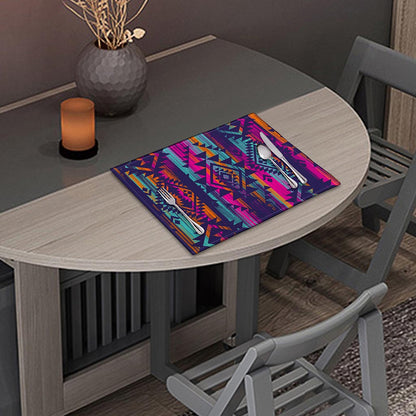 Native Tribal Aztec Pattern Print Placemat