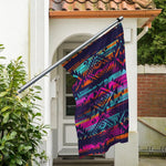 Native Tribal Aztec Pattern Print Polyester Flag