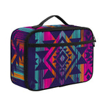 Native Tribal Aztec Pattern Print Portable Lunch Bag