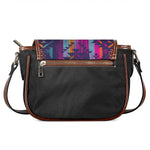 Native Tribal Aztec Pattern Print Saddle Bag