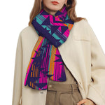 Native Tribal Aztec Pattern Print Scarf