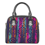 Native Tribal Aztec Pattern Print Shoulder Handbag