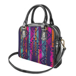 Native Tribal Aztec Pattern Print Shoulder Handbag