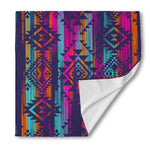 Native Tribal Aztec Pattern Print Silk Bandana