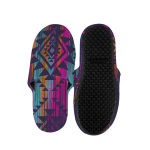 Native Tribal Aztec Pattern Print Slippers