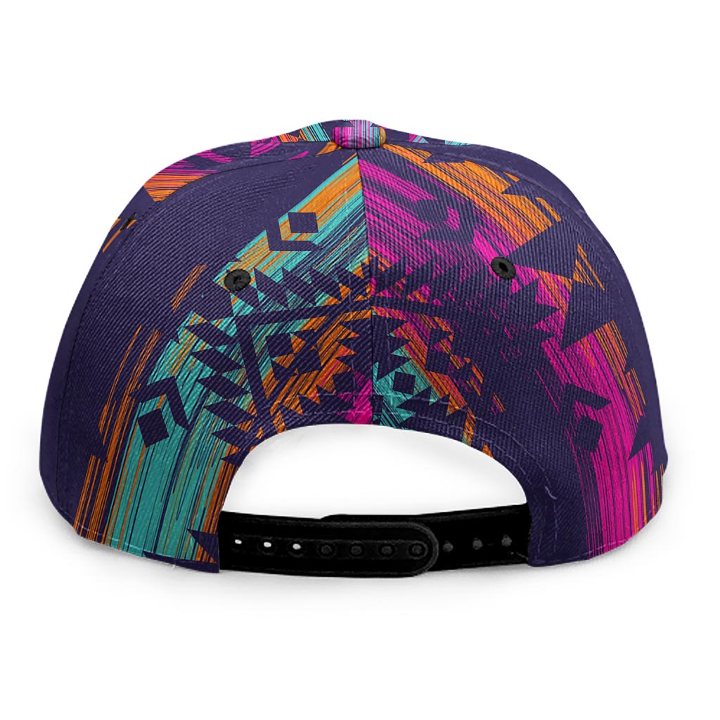 Native Tribal Aztec Pattern Print Snapback Cap