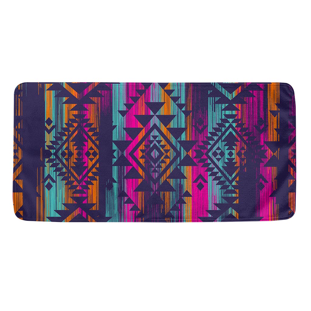 Native Tribal Aztec Pattern Print Towel