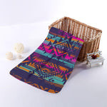 Native Tribal Aztec Pattern Print Towel