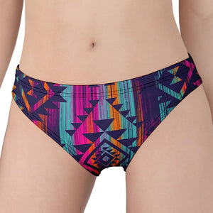 Native Tribal Aztec Pattern Print Women's Panties