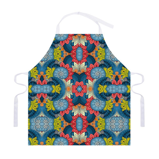 Native Tribal Bohemian Pattern Print Adjustable Apron