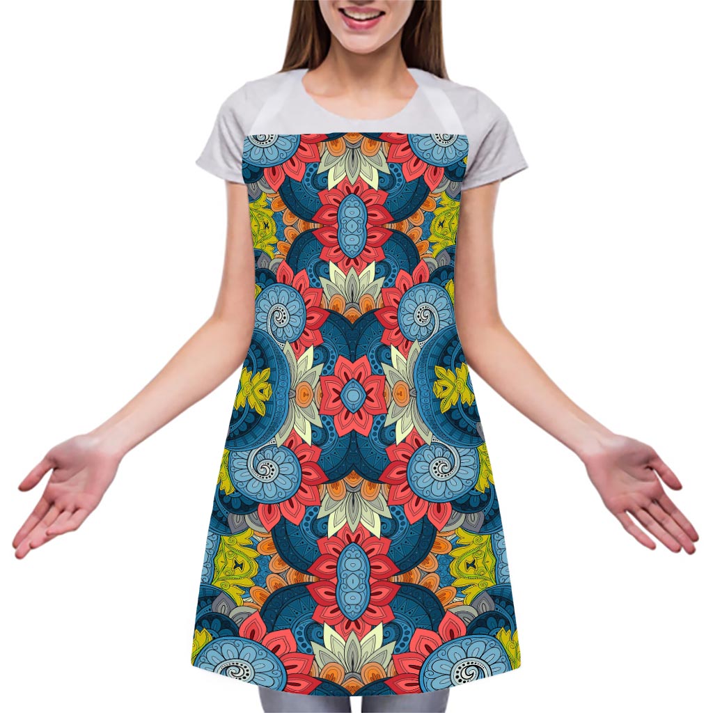 Native Tribal Bohemian Pattern Print Adjustable Apron