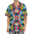 Native Tribal Bohemian Pattern Print Aloha Shirt