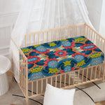 Native Tribal Bohemian Pattern Print Baby Crib Sheet