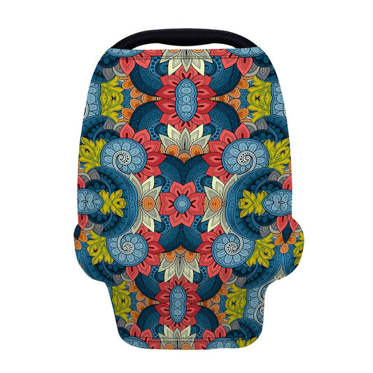 Native Tribal Bohemian Pattern Print Baby Seat Cover