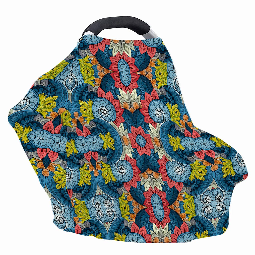Native Tribal Bohemian Pattern Print Baby Seat Cover