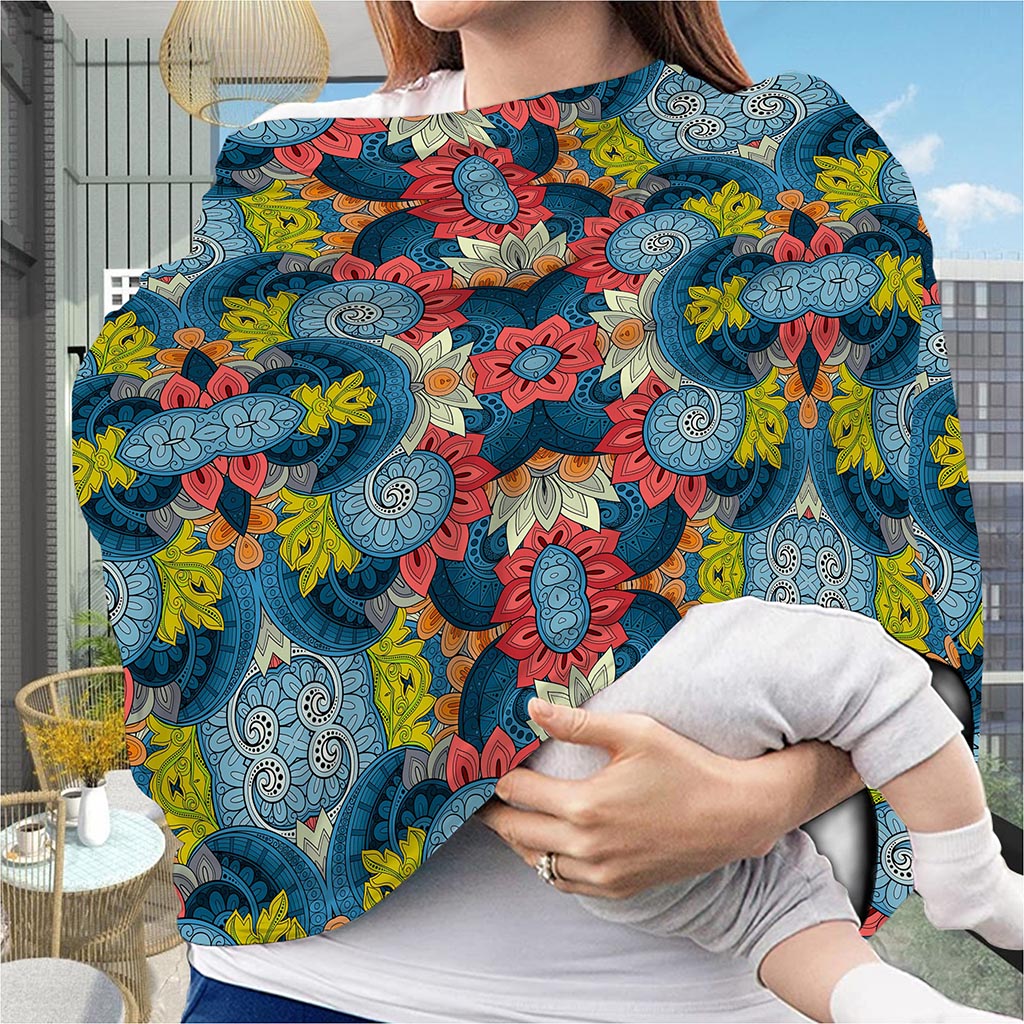 Native Tribal Bohemian Pattern Print Baby Seat Cover