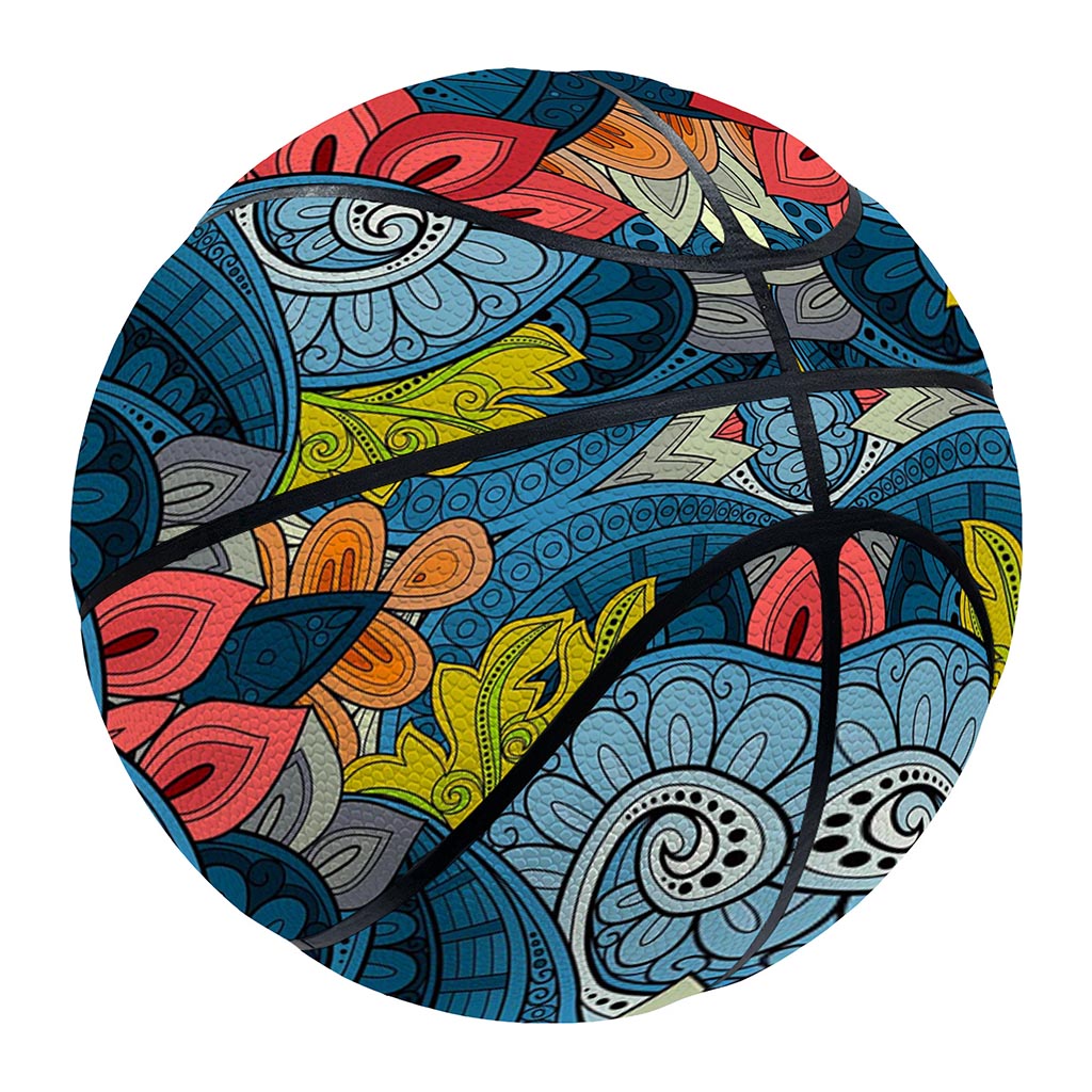 Native Tribal Bohemian Pattern Print Basketball