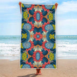 Native Tribal Bohemian Pattern Print Beach Towel