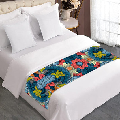Native Tribal Bohemian Pattern Print Bed Runner