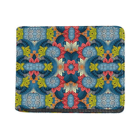 Native Tribal Bohemian Pattern Print Bifold Wallet