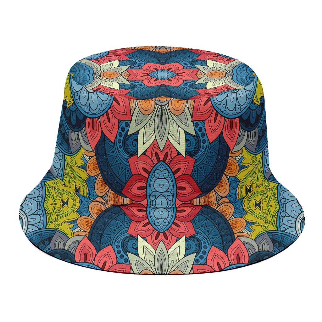 Native Tribal Bohemian Pattern Print Bucket Hat