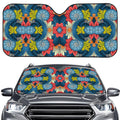 Native Tribal Bohemian Pattern Print Car Windshield Sun Shade